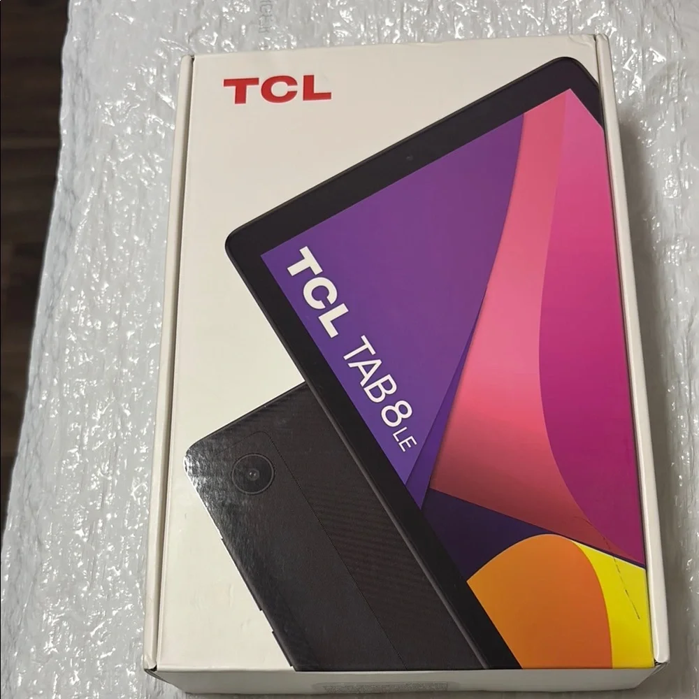 TCL Black Tablet Sleek Design Vibrant Display